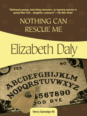 cover image of Nothing Can Rescue Me